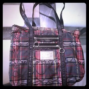 Coach Poppy Signature Glam Tote